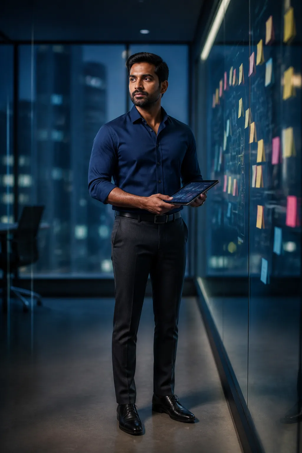 Gaurav Jain reviewing client funnel strategy